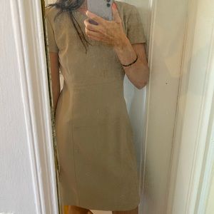 Vintage Calvin Klein nude dress